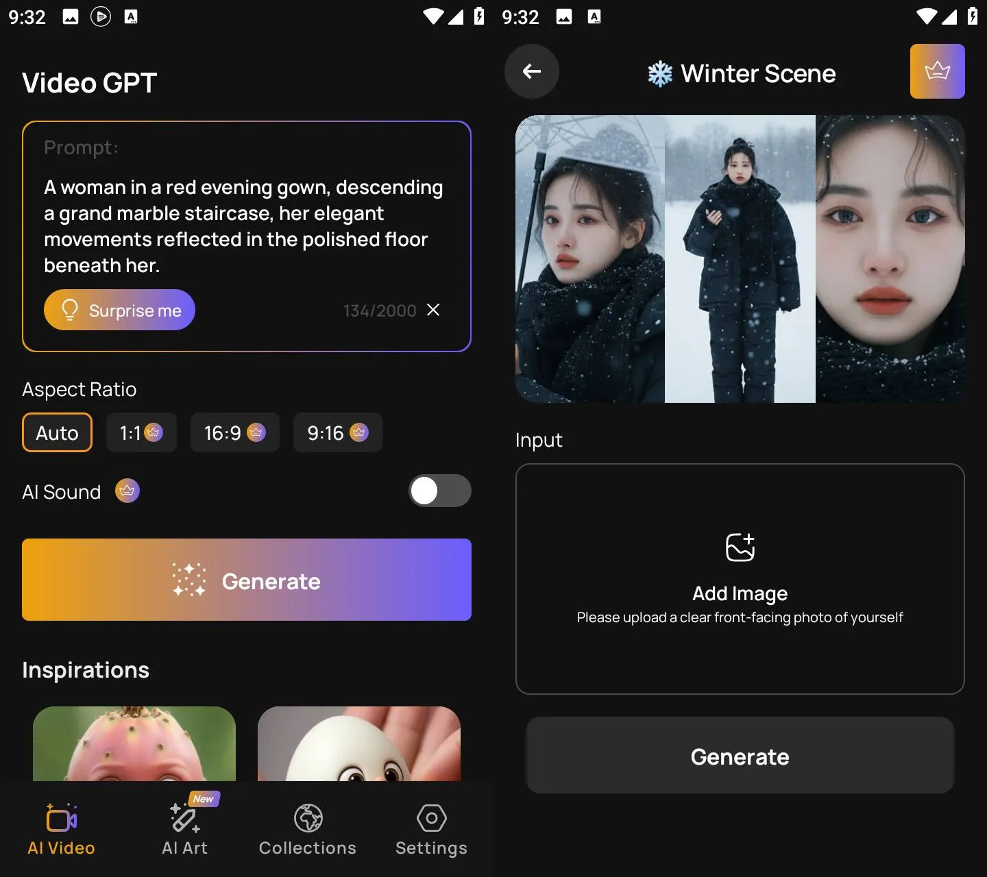 AI Video Generator 视频生成APP界面截图
