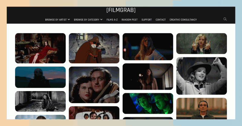 FILMGRAB：汇聚全球电影高清截图的网站，提供便捷的分类和搜索功能，让用户轻松查找和获取灵感，学习调色和构图技巧